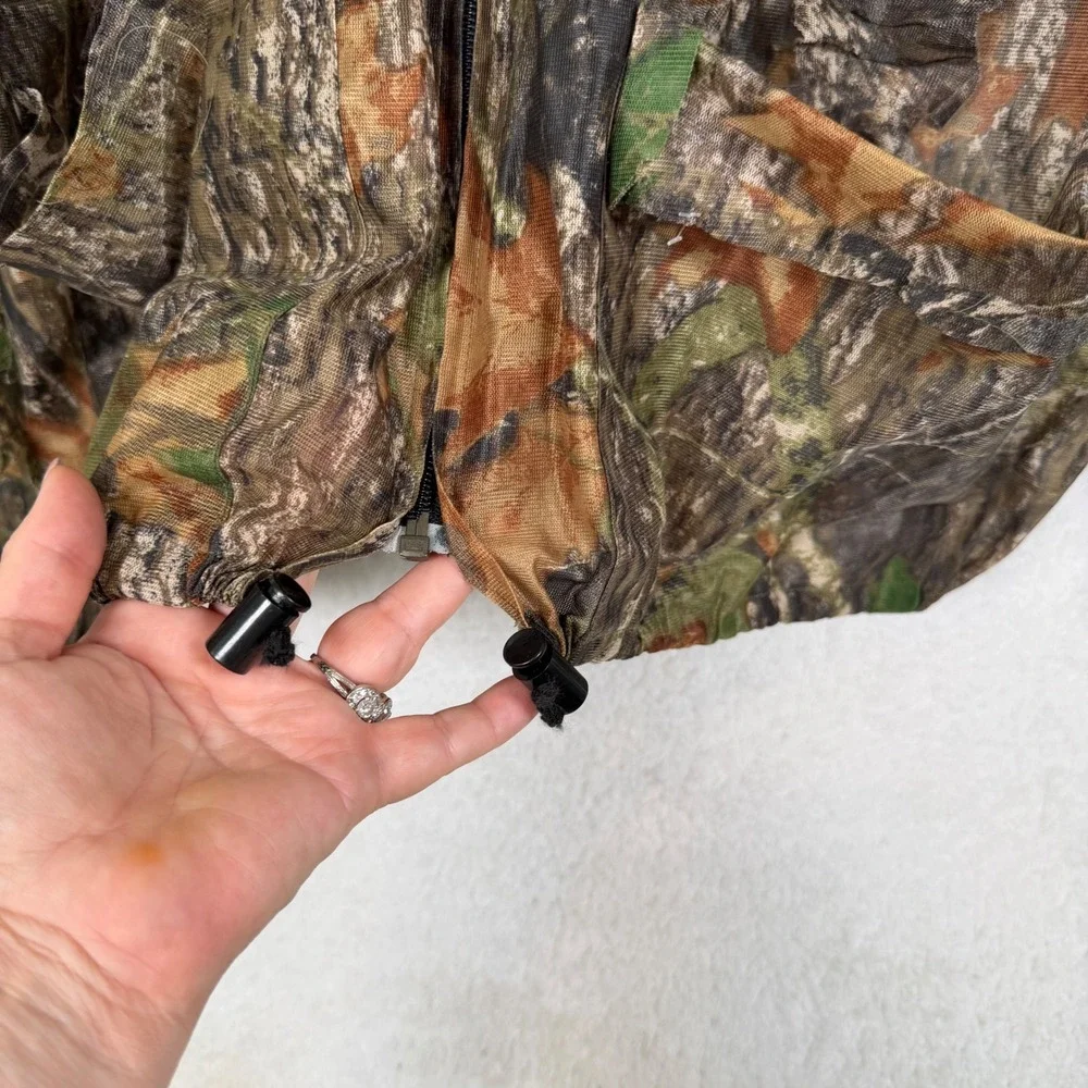 Underbrush Ghillie Jacket Mens L/XL Camo Mossy Oak Break Up 3D Leafy Mesh